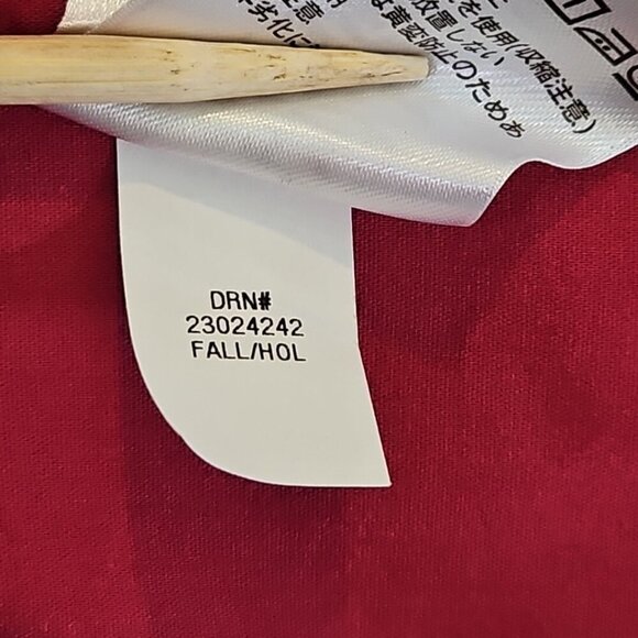 Eddie Bauer Long Sleeve Blouse Women's T2XL Fuchsia Striped Button Down EUC LN - Picture 7 of 16